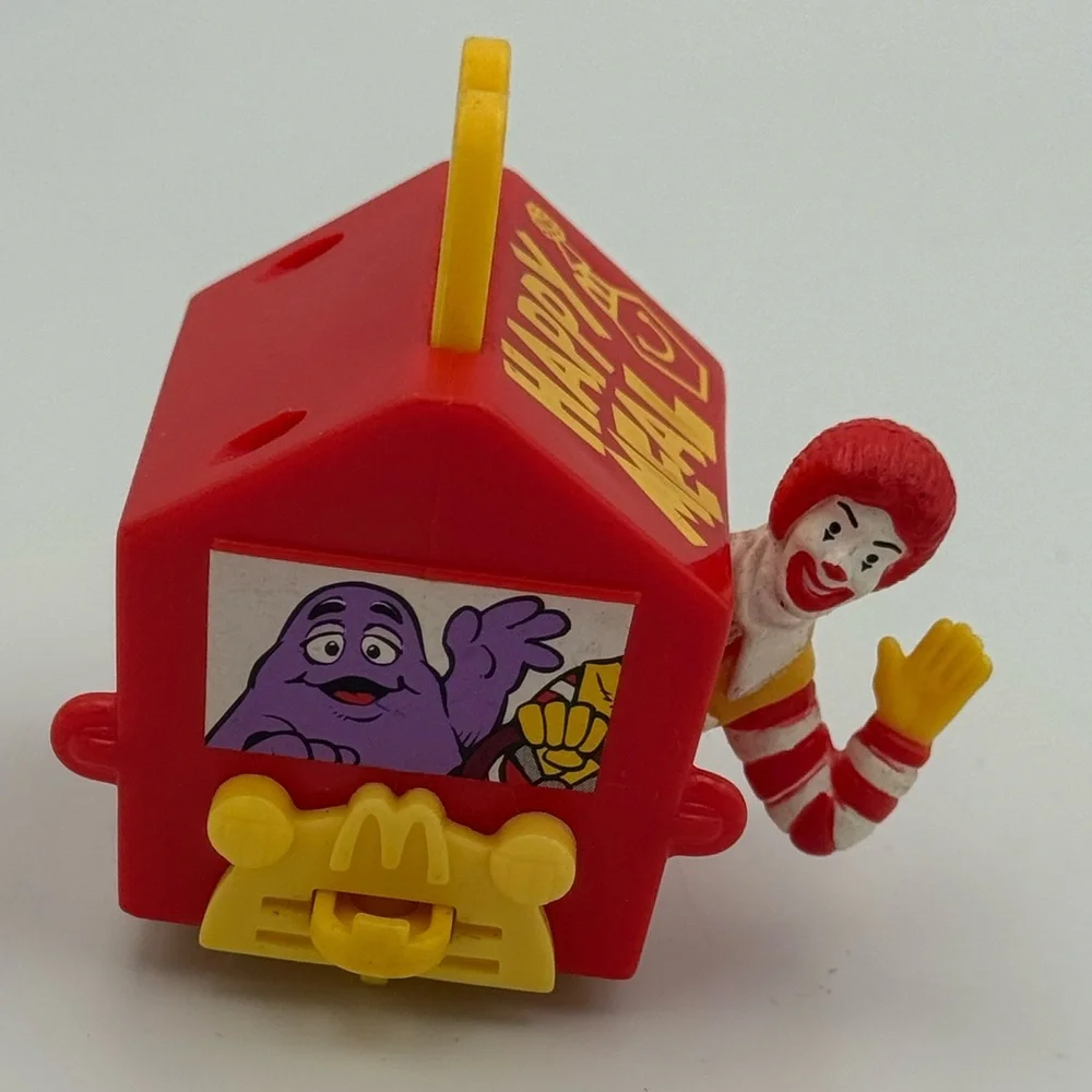 Vintage 1994 Ronald McDonald‎ Happy Meal Box Train Car McDonald's Toy 825-138